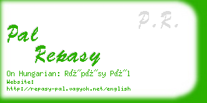 pal repasy business card